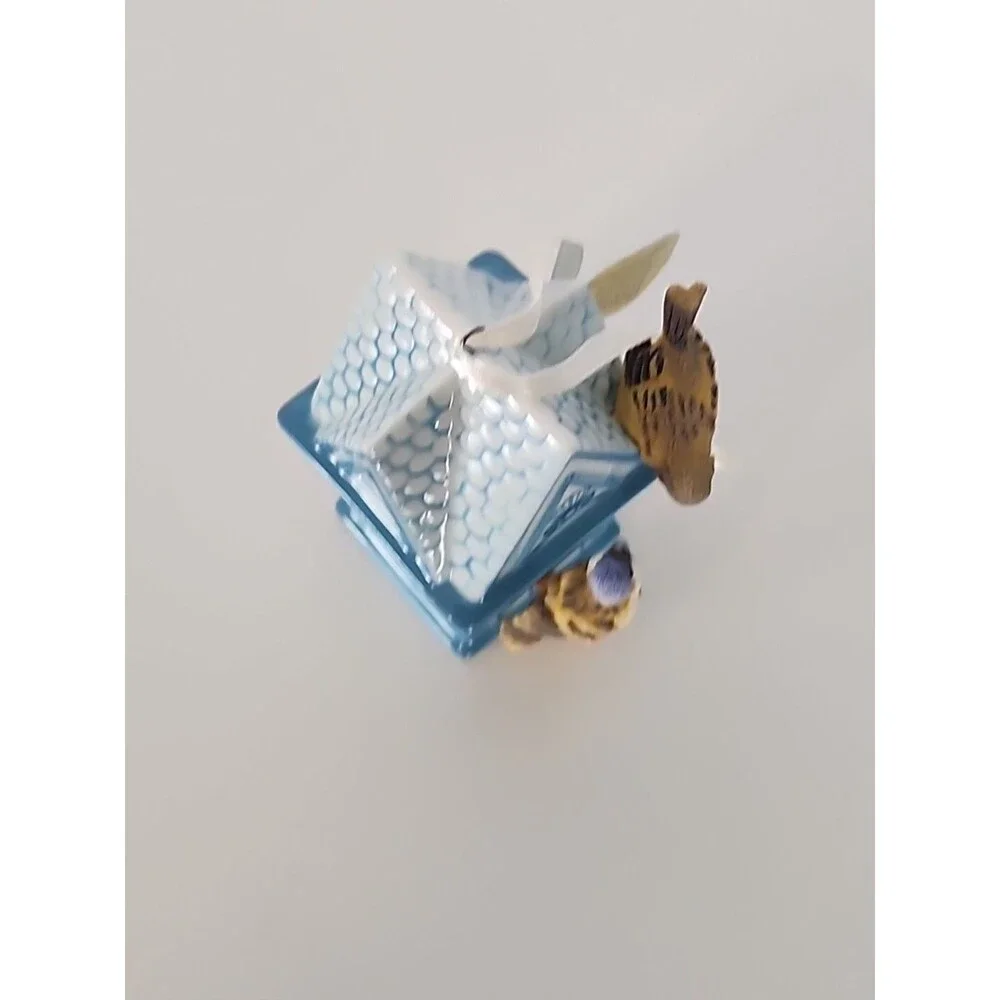 Birdhouse Ornament 2000 Bradford Editions Dewdrop Dwelling #68565 Porcelain
